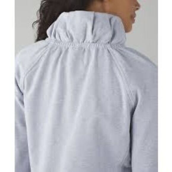 Lululemon After All Pullover Cozy Sweatshirt Grey Size 8 - Picture 5 of 9